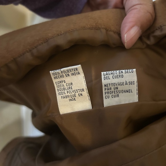 Rena Rowan Tan Suede Jacket - Picture 6 of 6